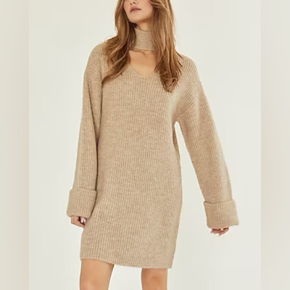 MP_CRESCENT Gabriella Sweater Mini Dress size M